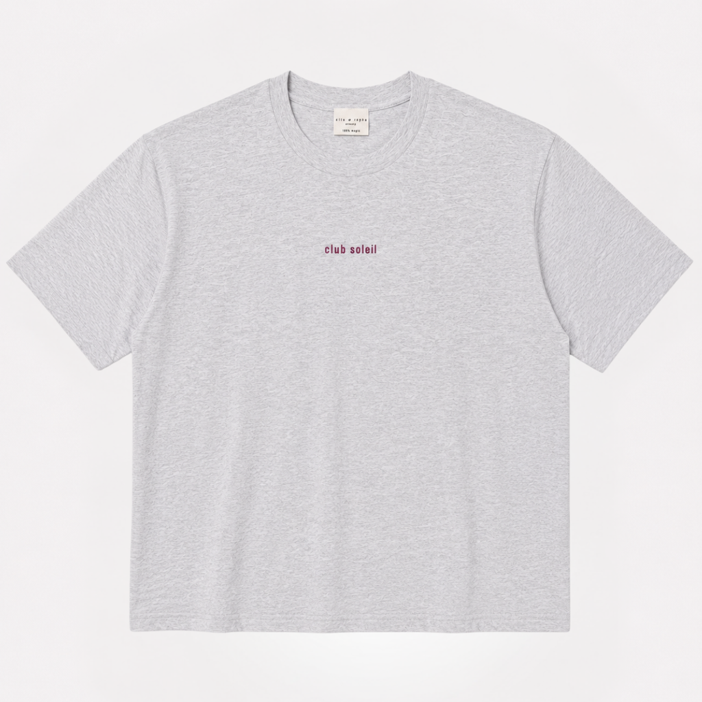 dreamy grey CLUB SOLEIL loose fit