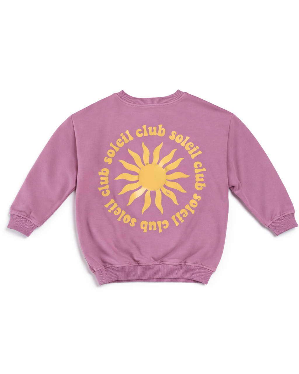 little pink CLUB SOLEIL sweatshirt loose fit
