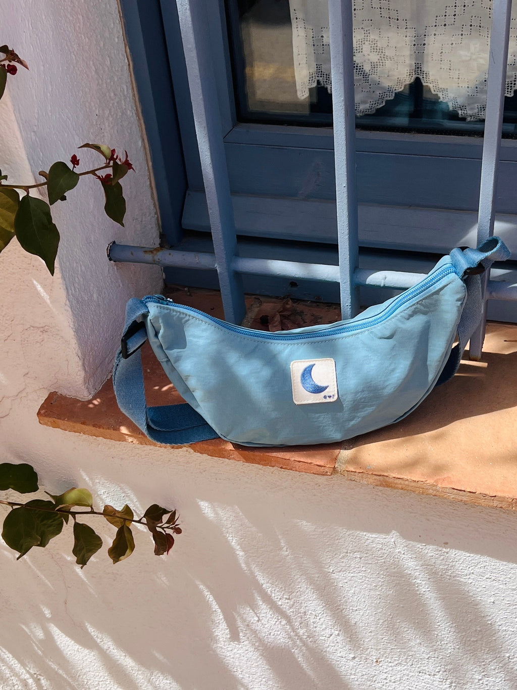 sky blue CROSSBODY bag