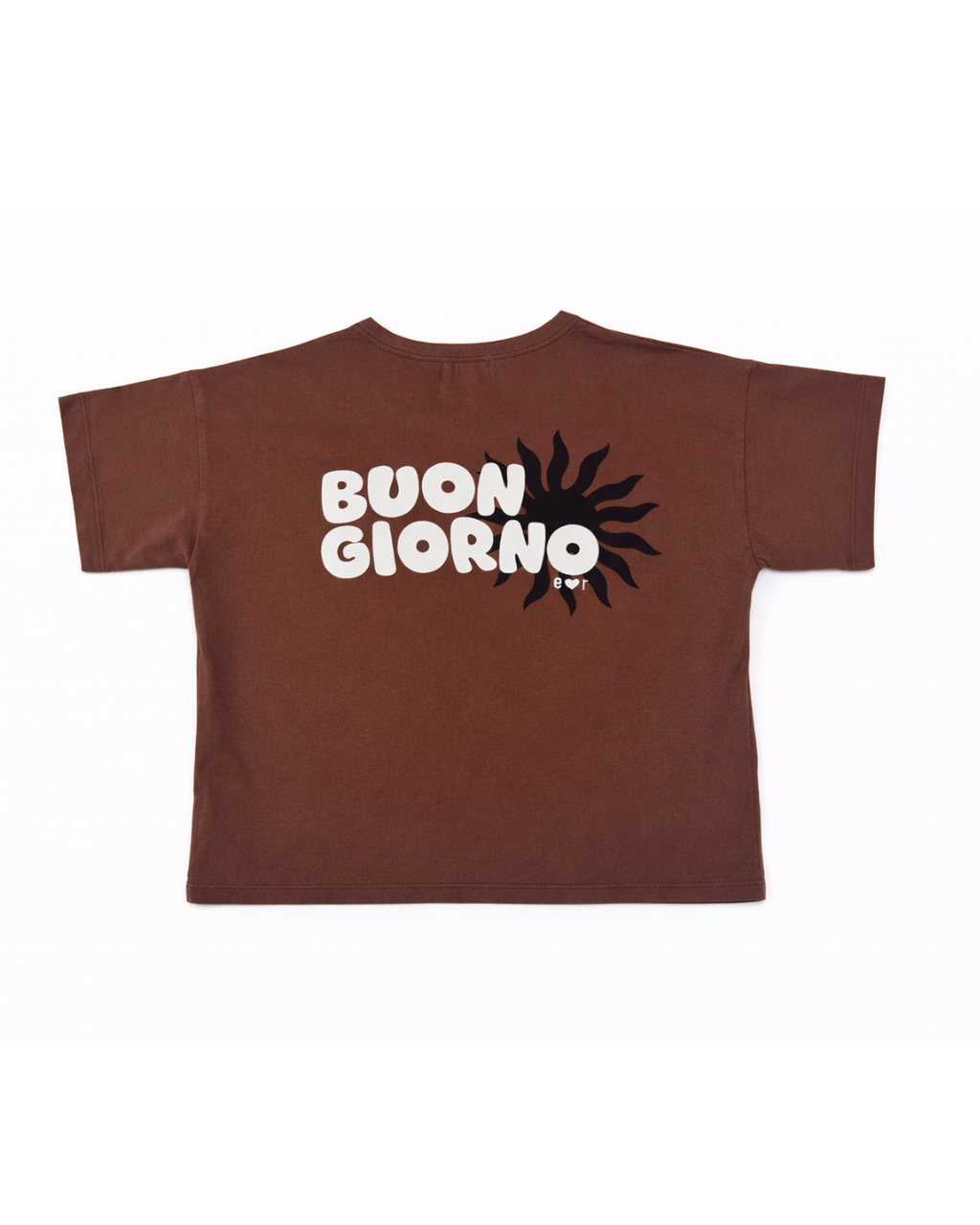 little terracotta BUONGIORNO t-shirt loose fit