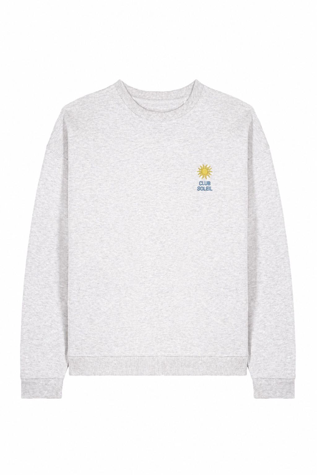 men heather grey CLUB SOLEIL loose fit