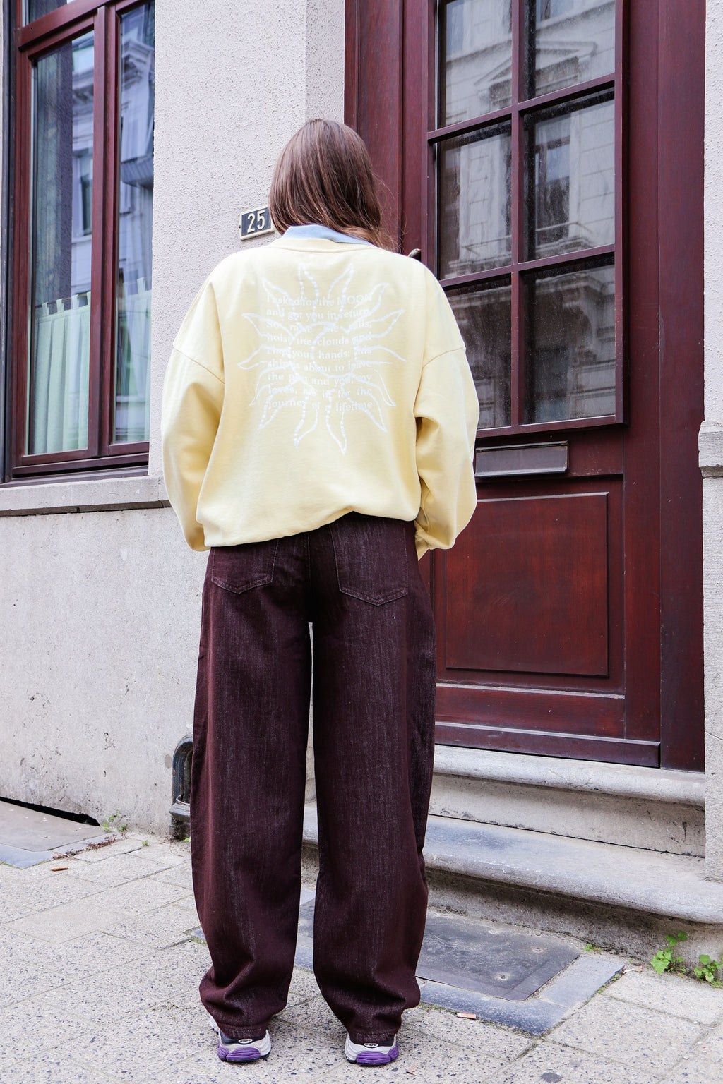 butter yellow SUN x MOMENTS loose fit
