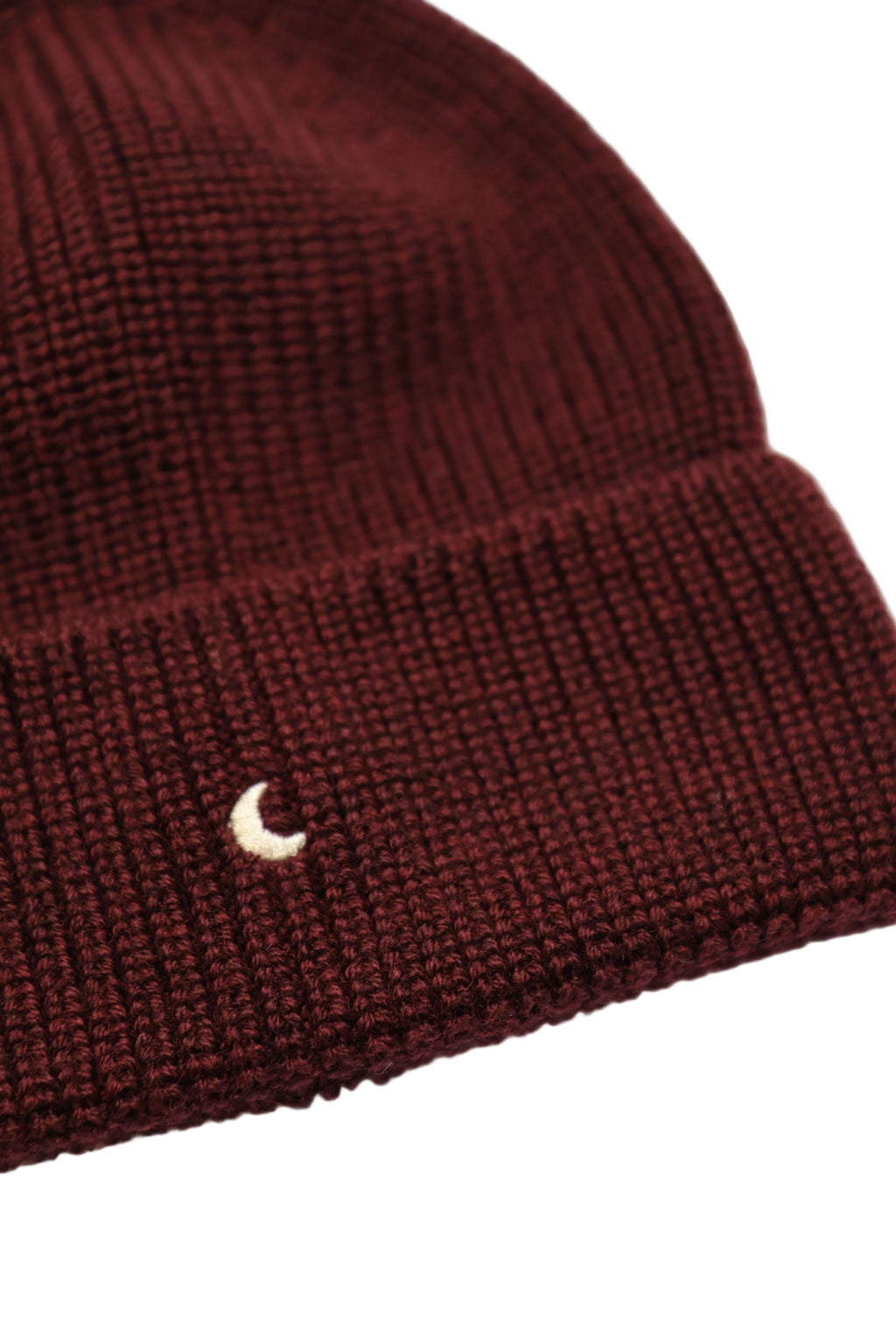burgundy MOON BEANIE wool KIDS