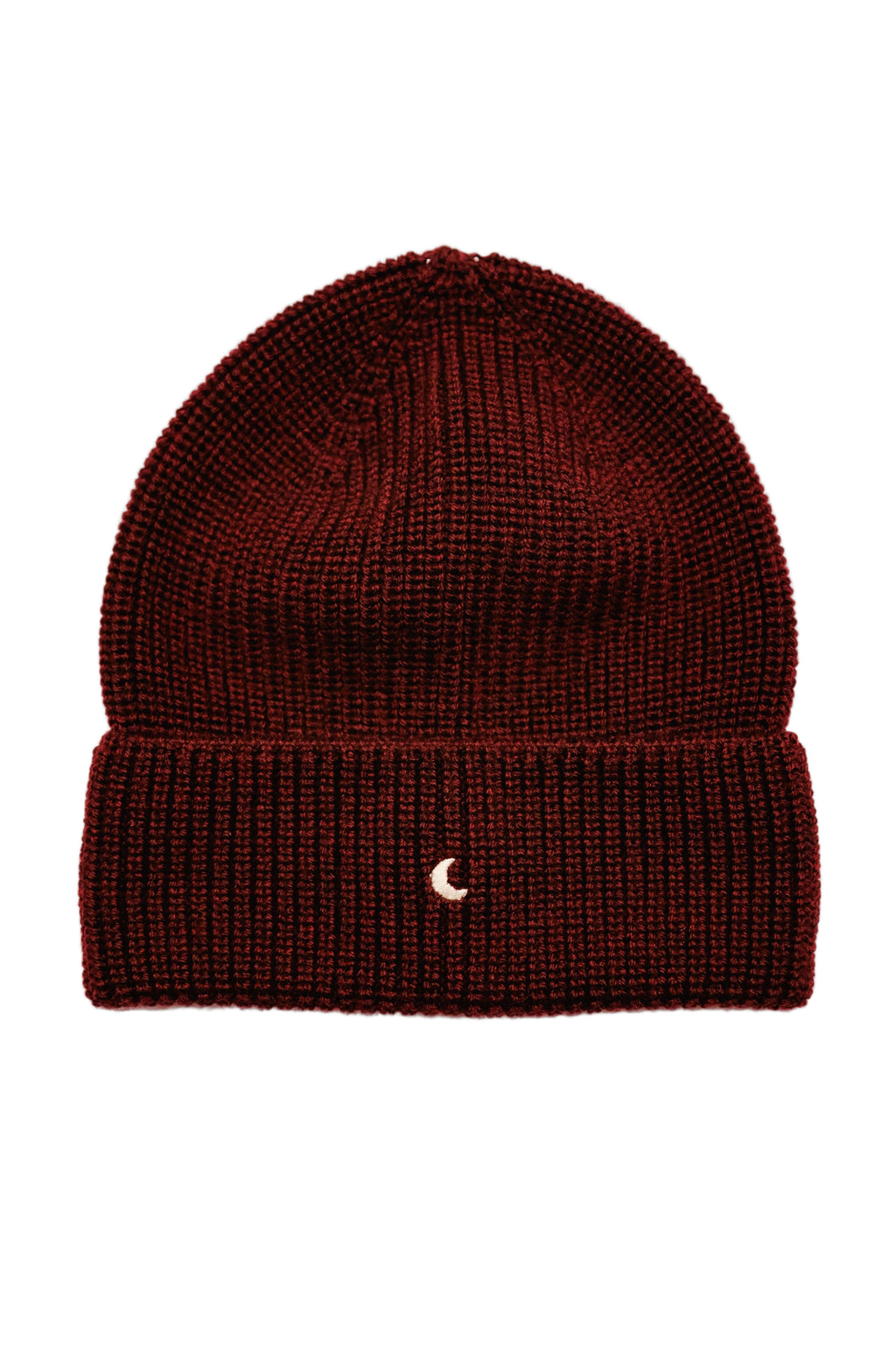 burgundy moon BEANIE wool