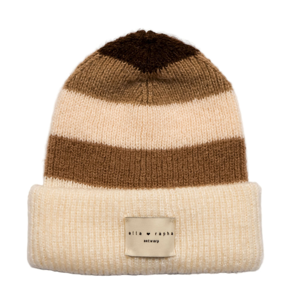 beige MULTICOLOR beanie