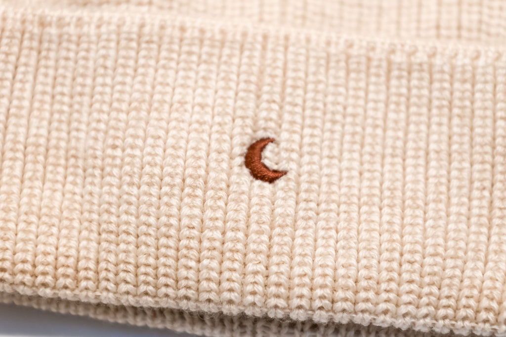 beige moon BEANIE wool KIDS