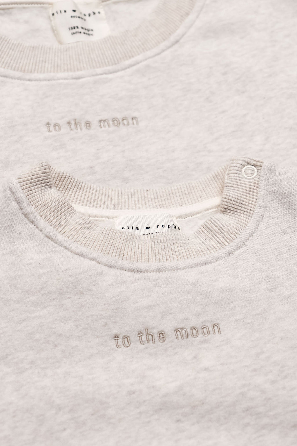 little warm beige TO THE MOON loose fit