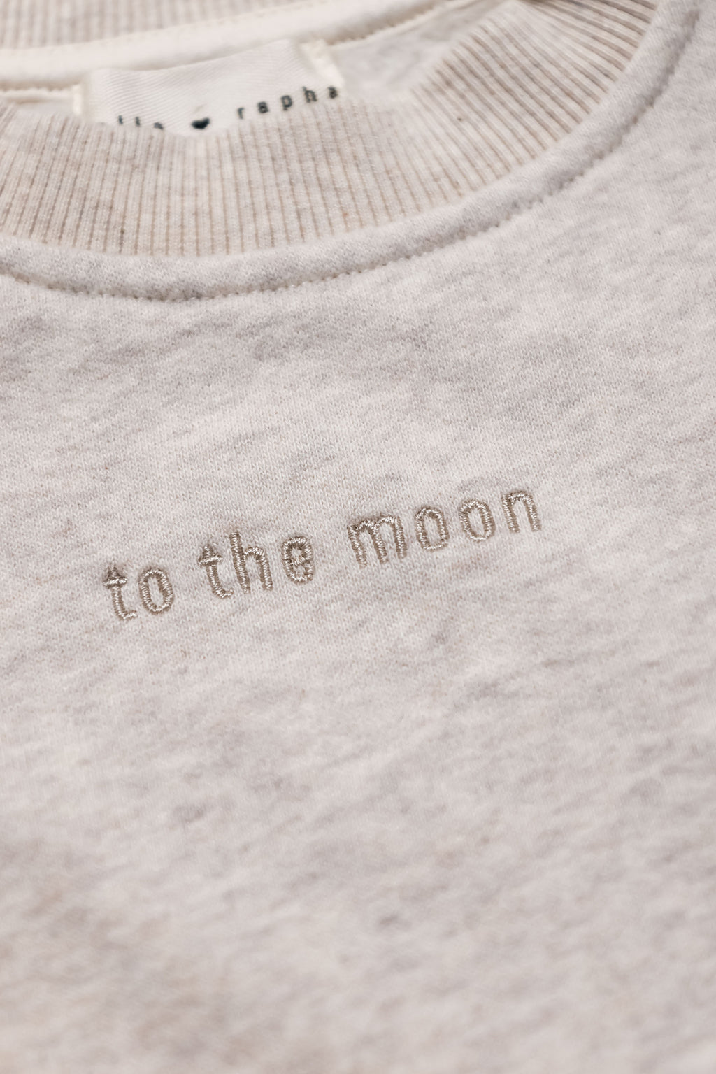 little warm beige TO THE MOON loose fit