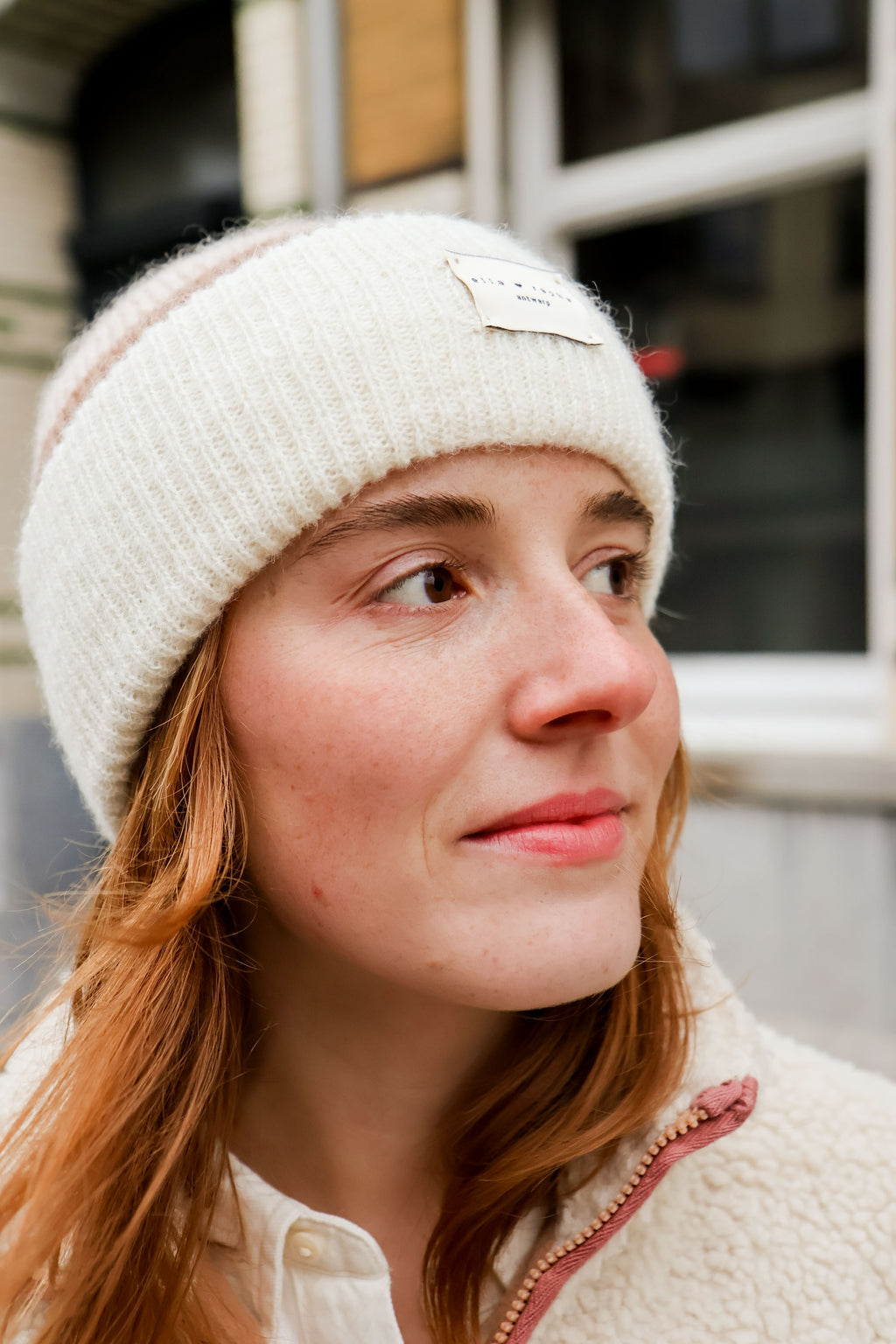 beige MULTICOLOR beanie