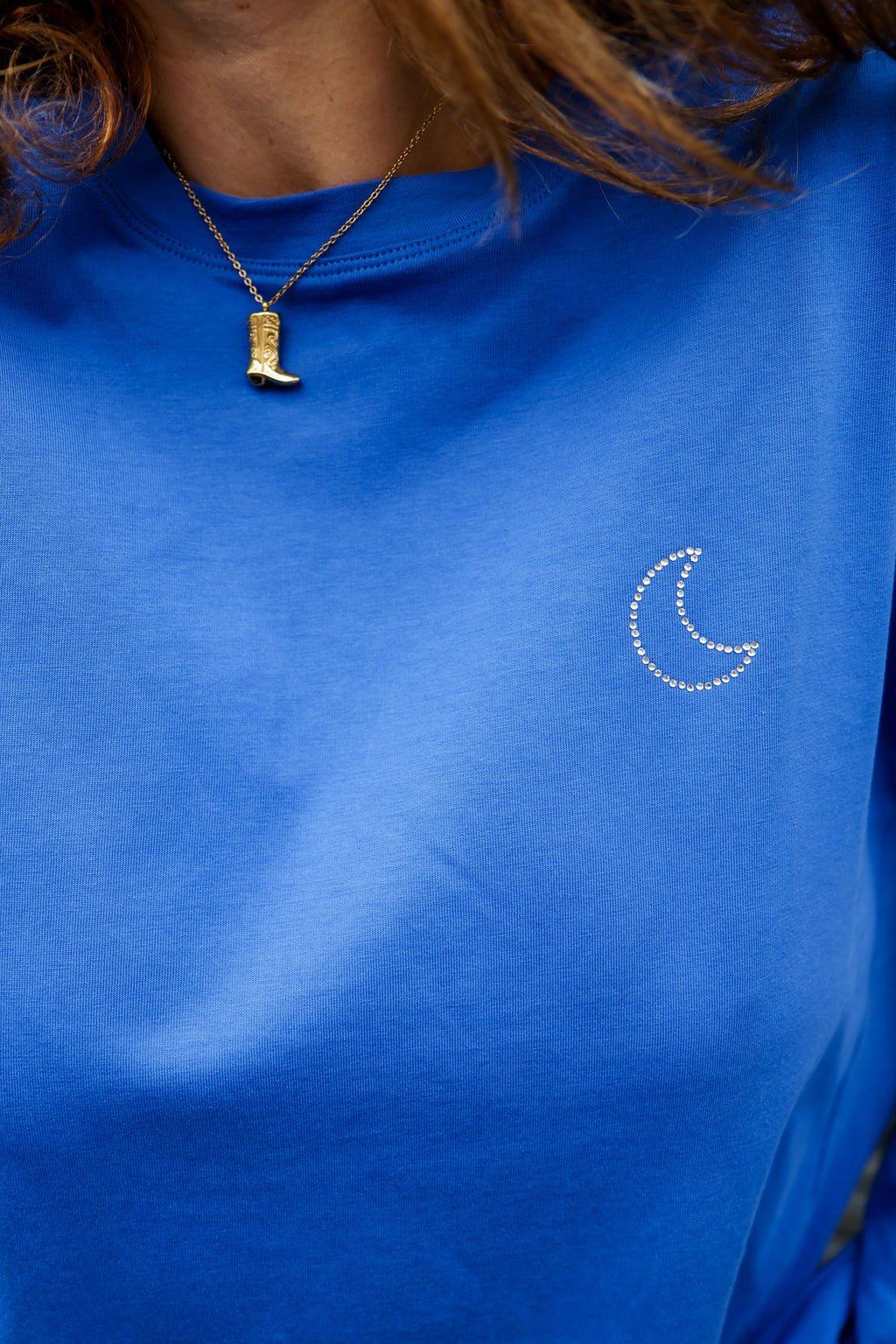 saphire blue MOON longsleeve