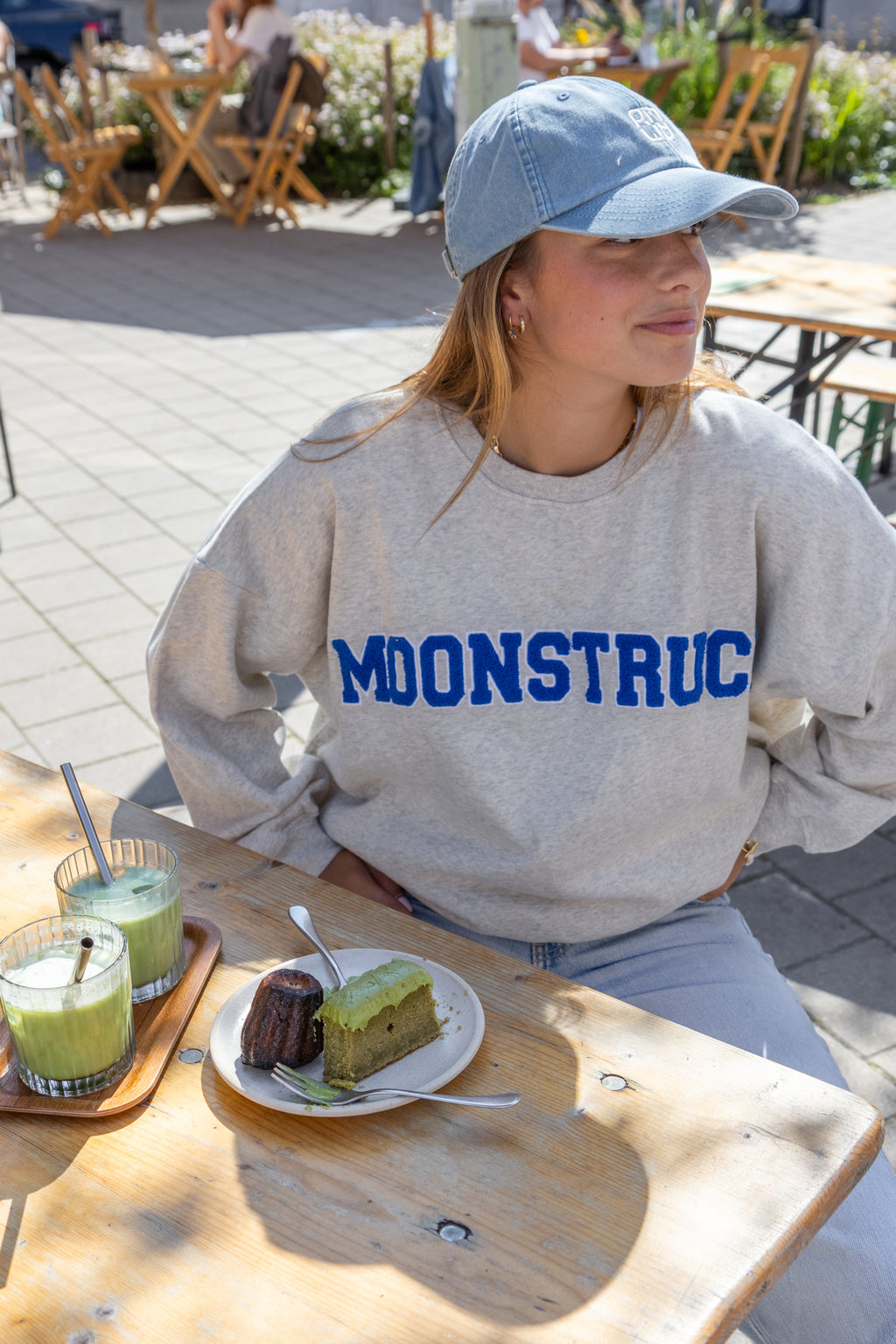 ash grey MOONSTRUCK loose fit