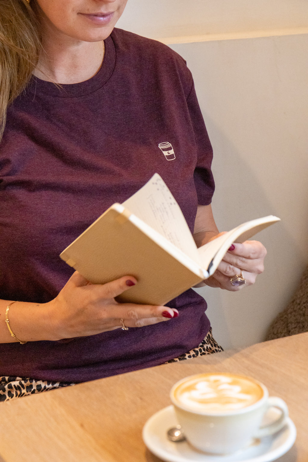 women t-shirt COFFEE ON THE GO
