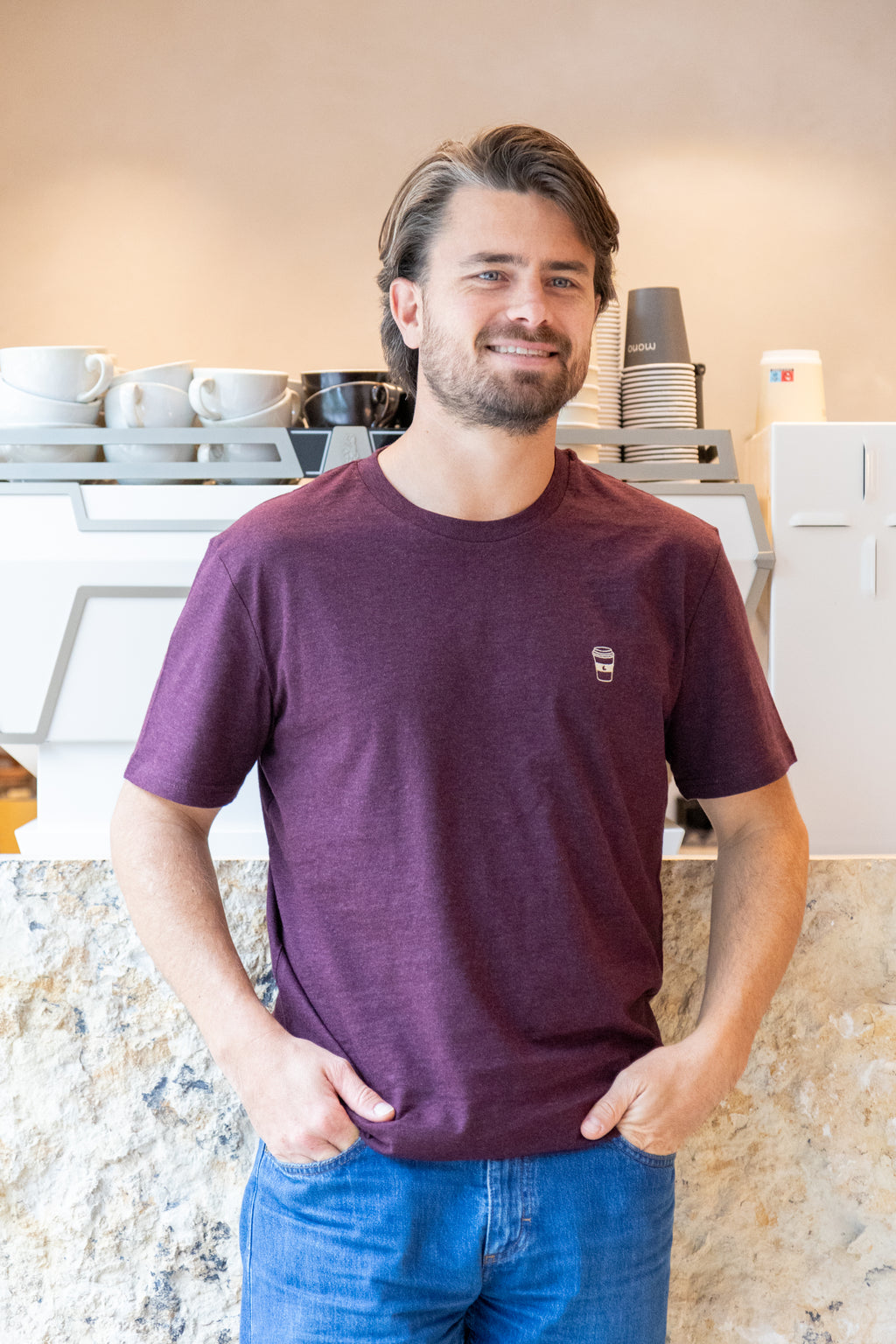 t-shirt COFFEE ON THE GO men