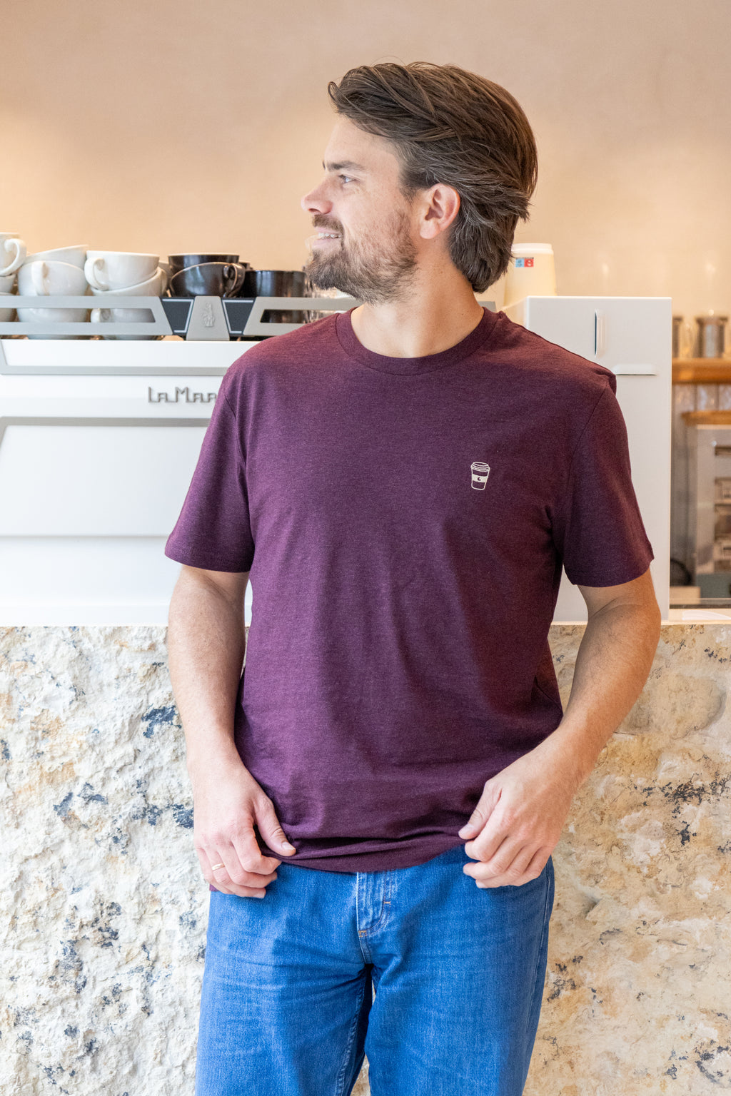 t-shirt COFFEE ON THE GO men