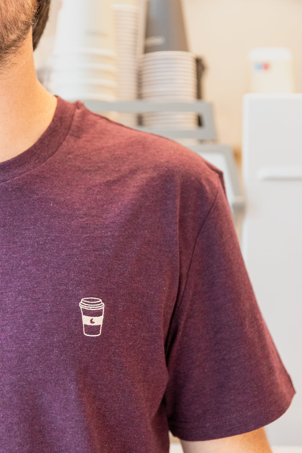 t-shirt COFFEE ON THE GO men