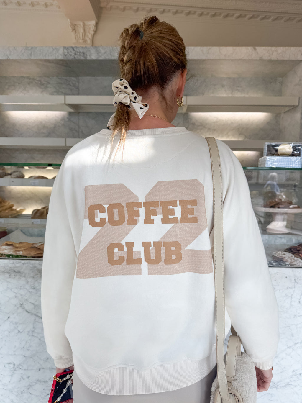 ivory COFFEE CLUB loose fit
