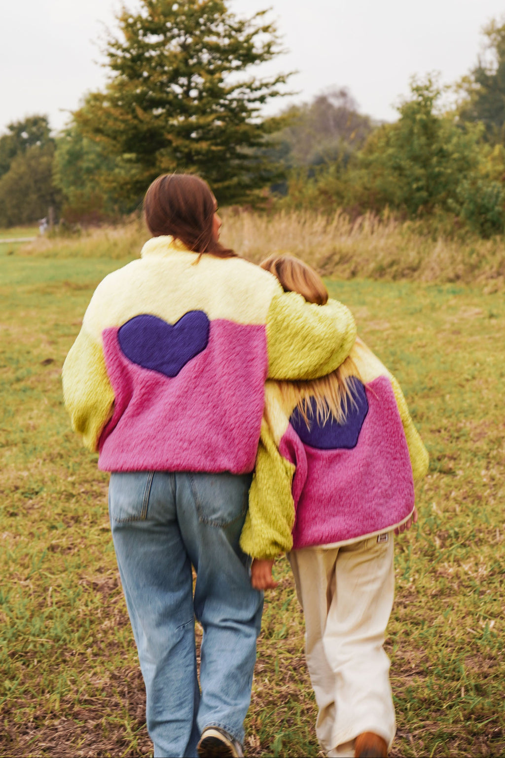 little teddy FUNKY HEART jacket multi