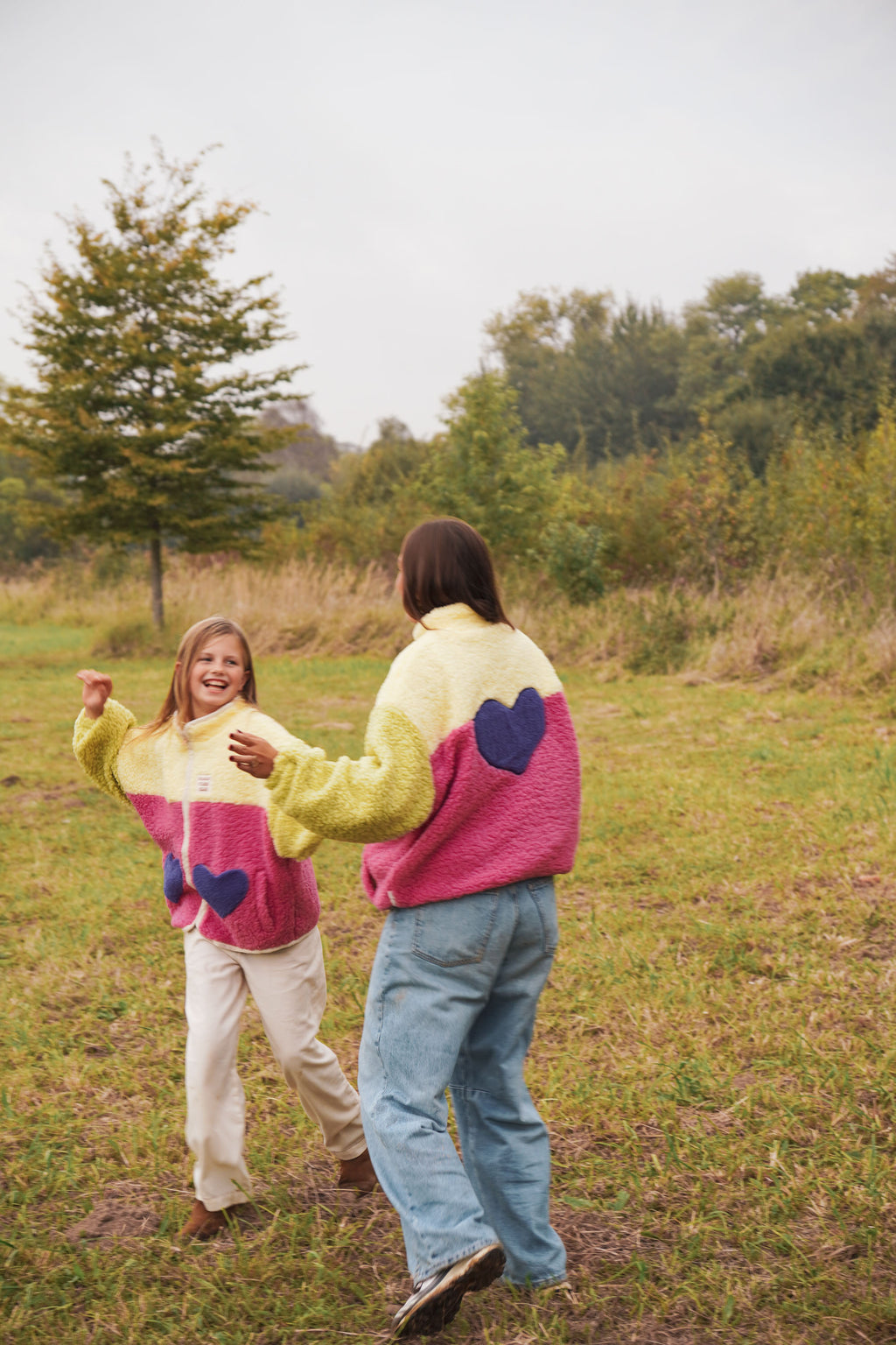 little teddy FUNKY HEART jacket multi
