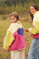 little teddy FUNKY HEART jacket multi