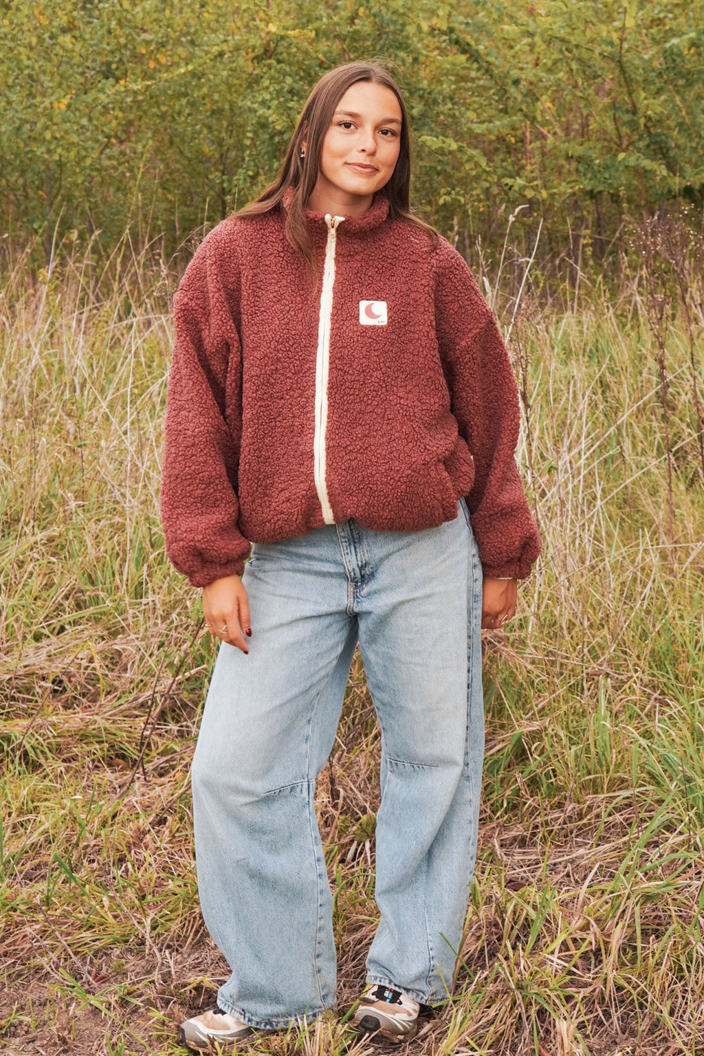 women teddy JACKET mauve