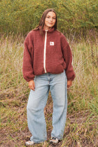women teddy JACKET mauve