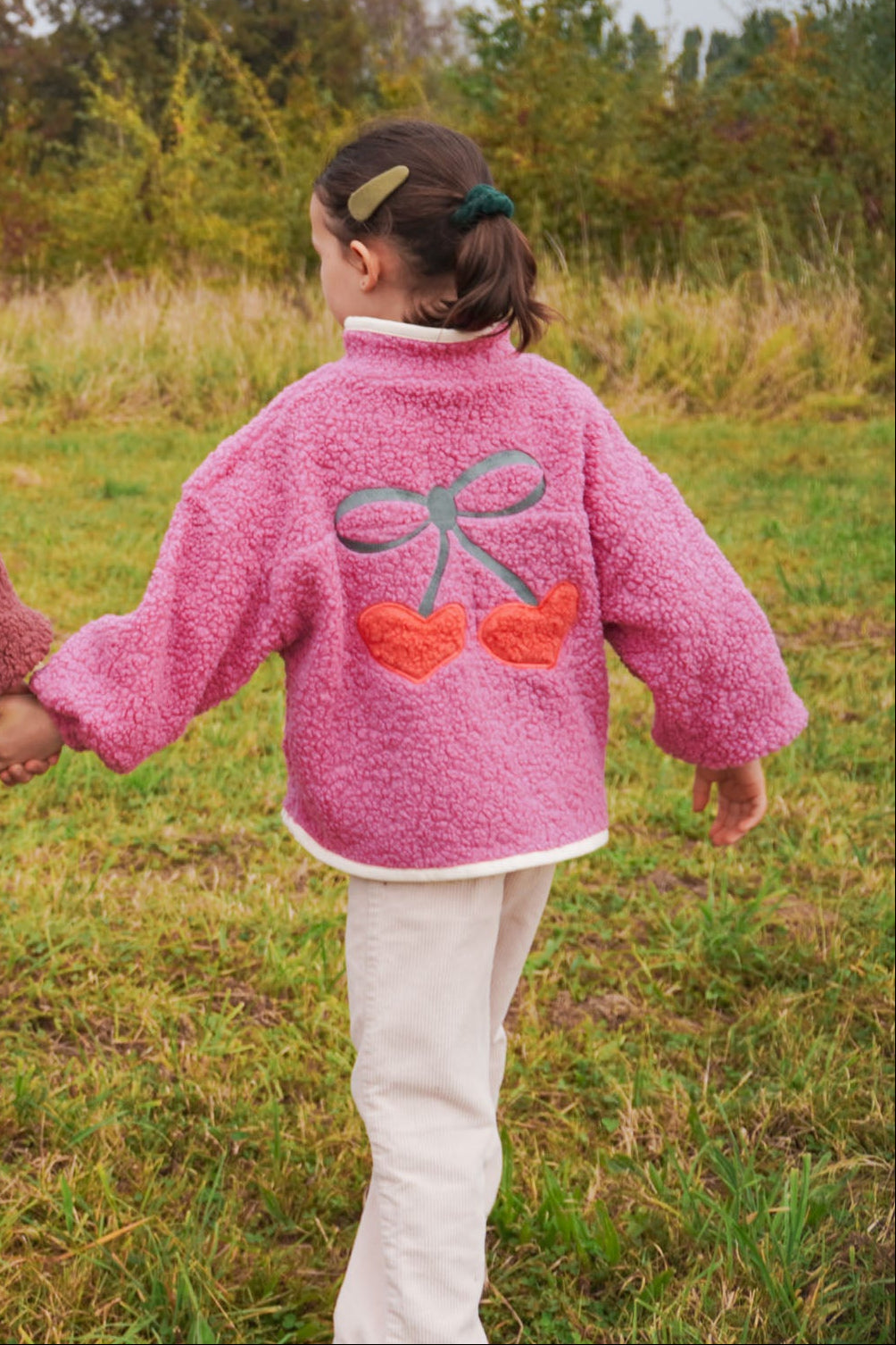 little teddy FUNKY CHERRY jacket pink
