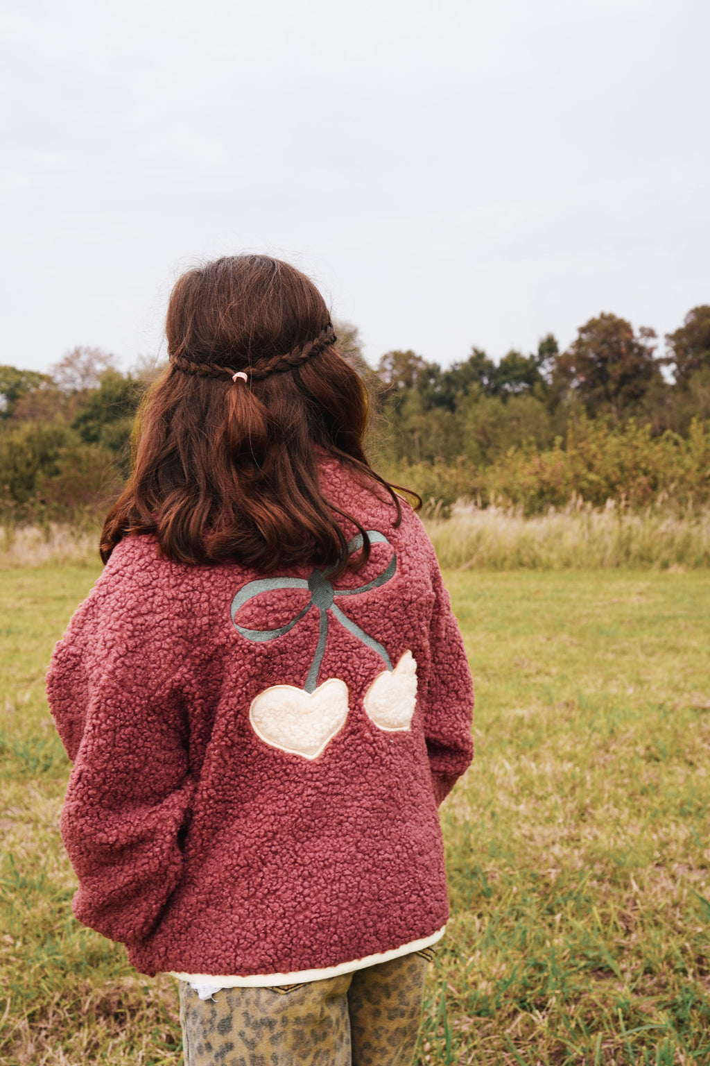 little teddy CHERRY JACKET mauve