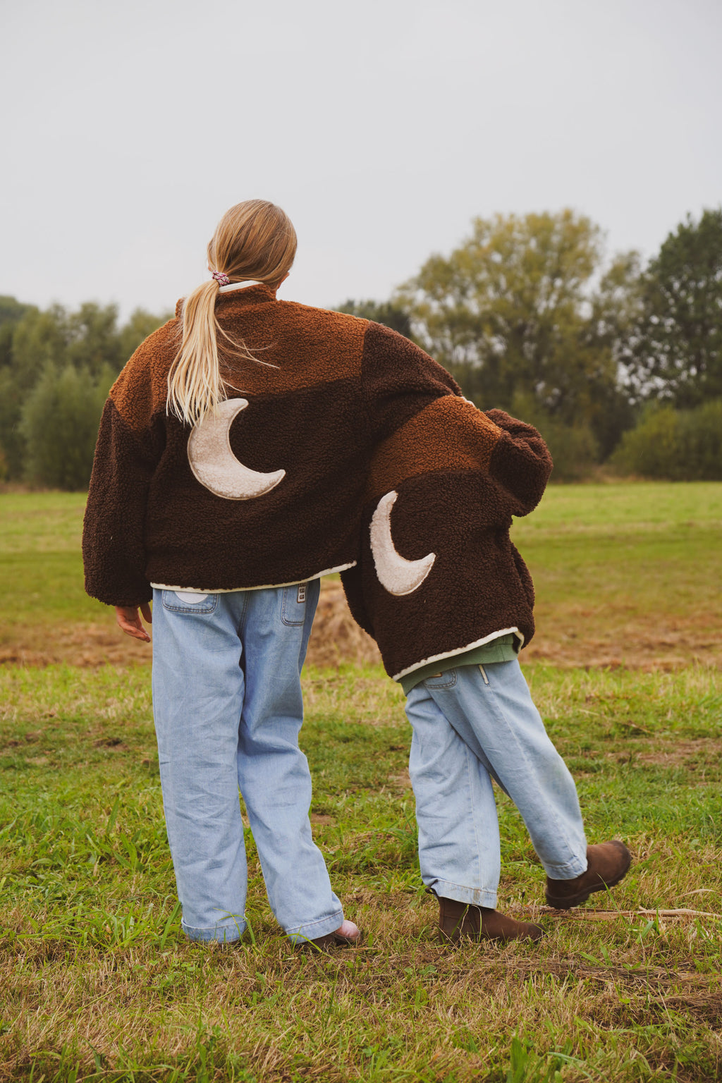 little teddy MOON JACKET brown