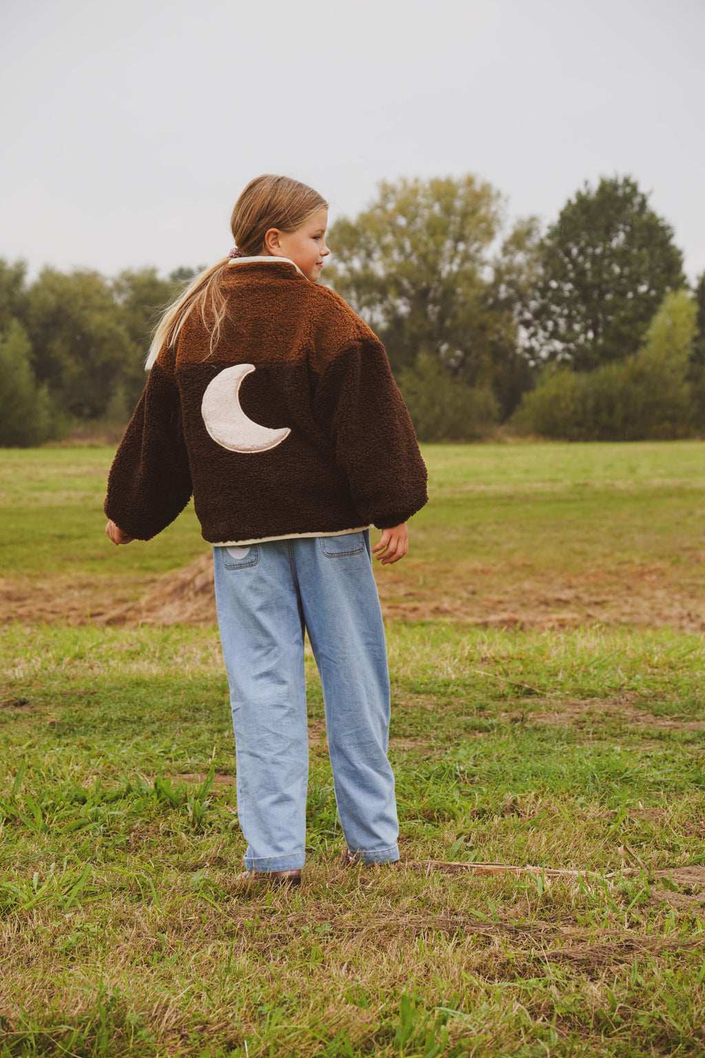 little teddy MOON JACKET brown