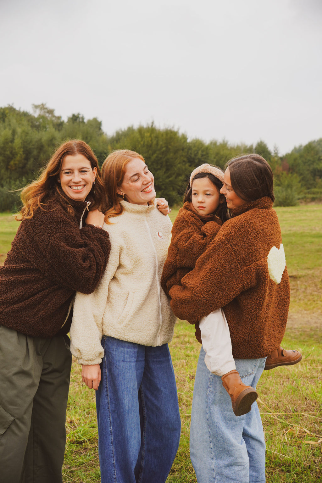women teddy JACKET brown