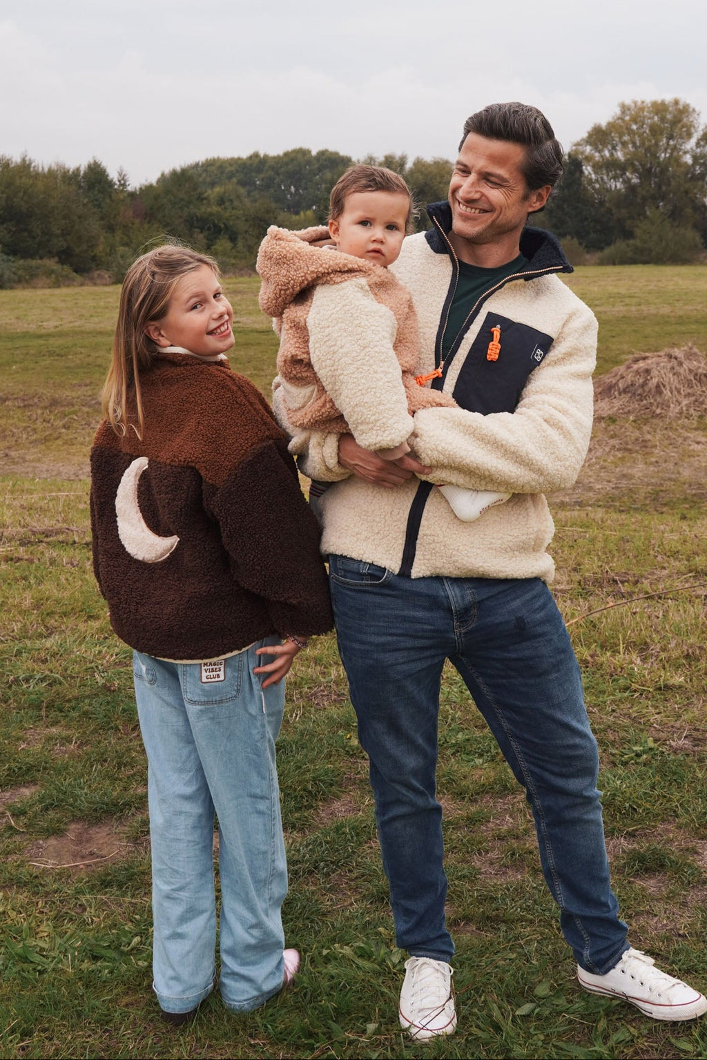 little teddy MOON JACKET brown