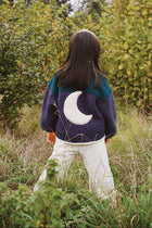 little teddy MOON JACKET ink blue