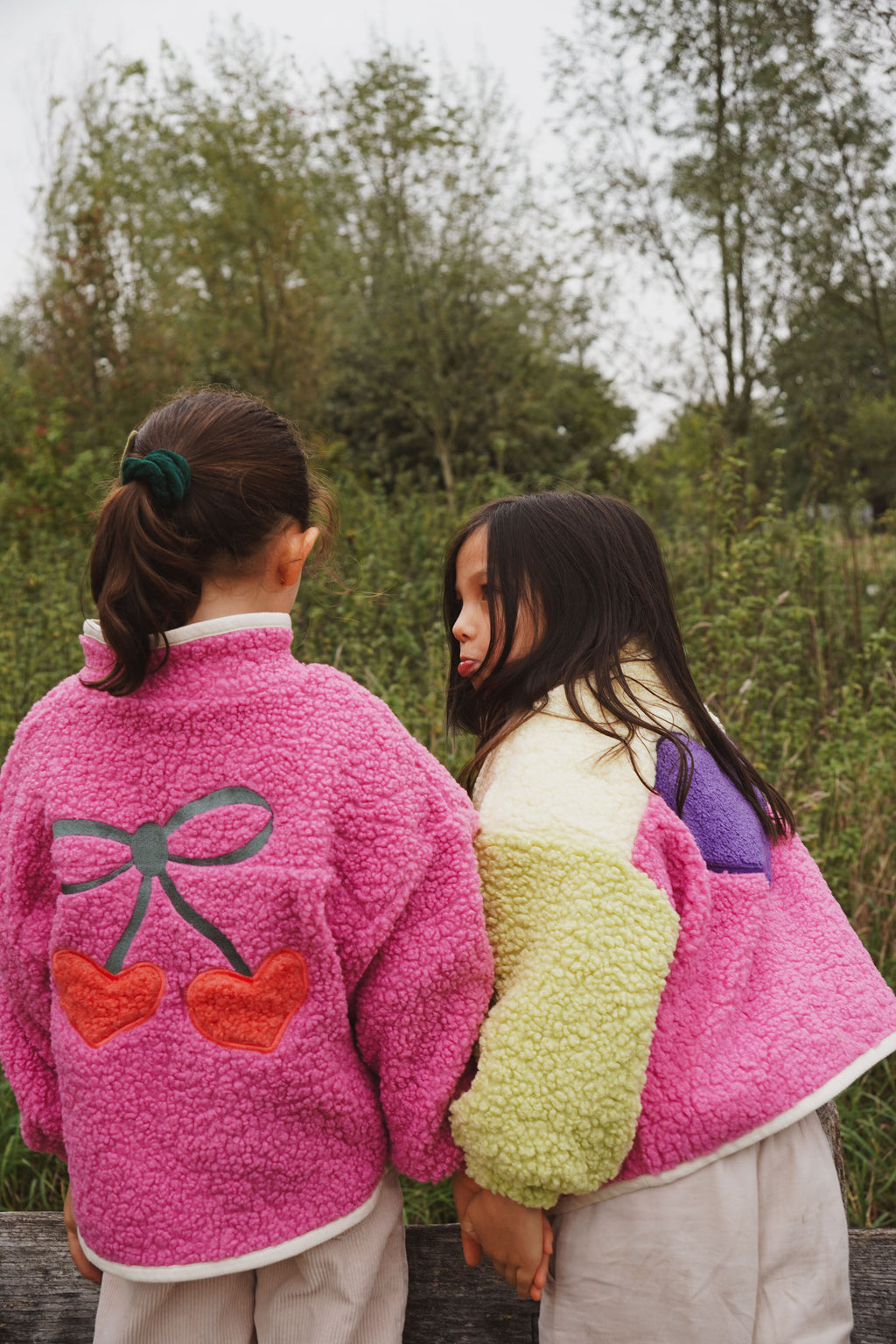 little teddy FUNKY HEART jacket multi