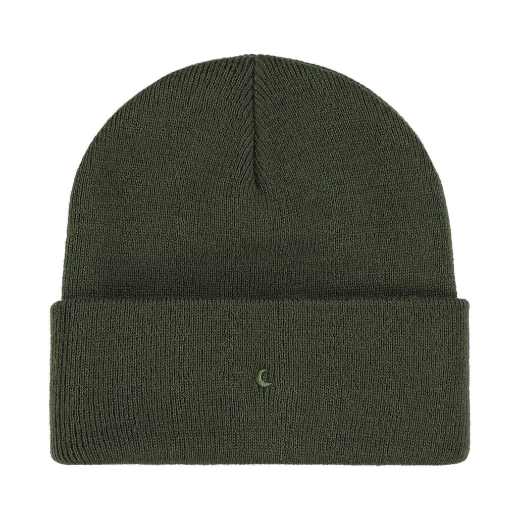 olive green moon BEANIE