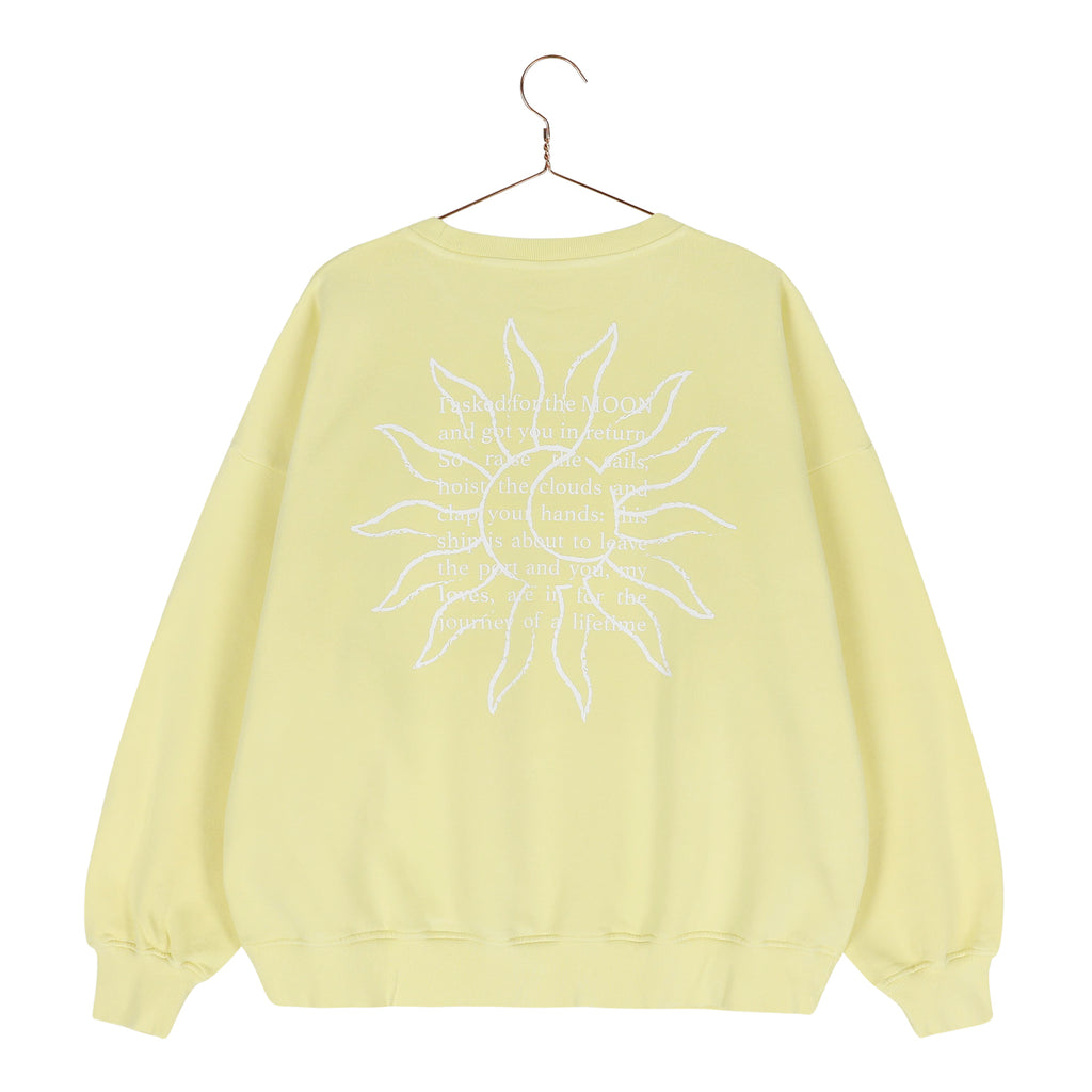 butter yellow SUN x MOMENTS loose fit
