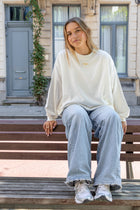 ivory LITTLE MOONS loose fit
