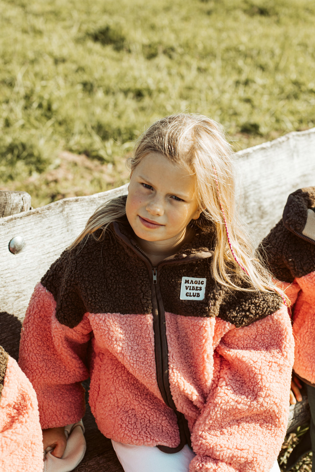 little teddy SMILEY JACKET pink