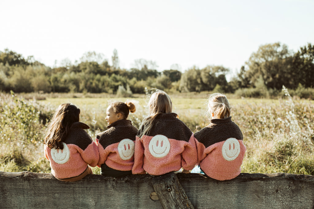 little teddy SMILEY JACKET pink