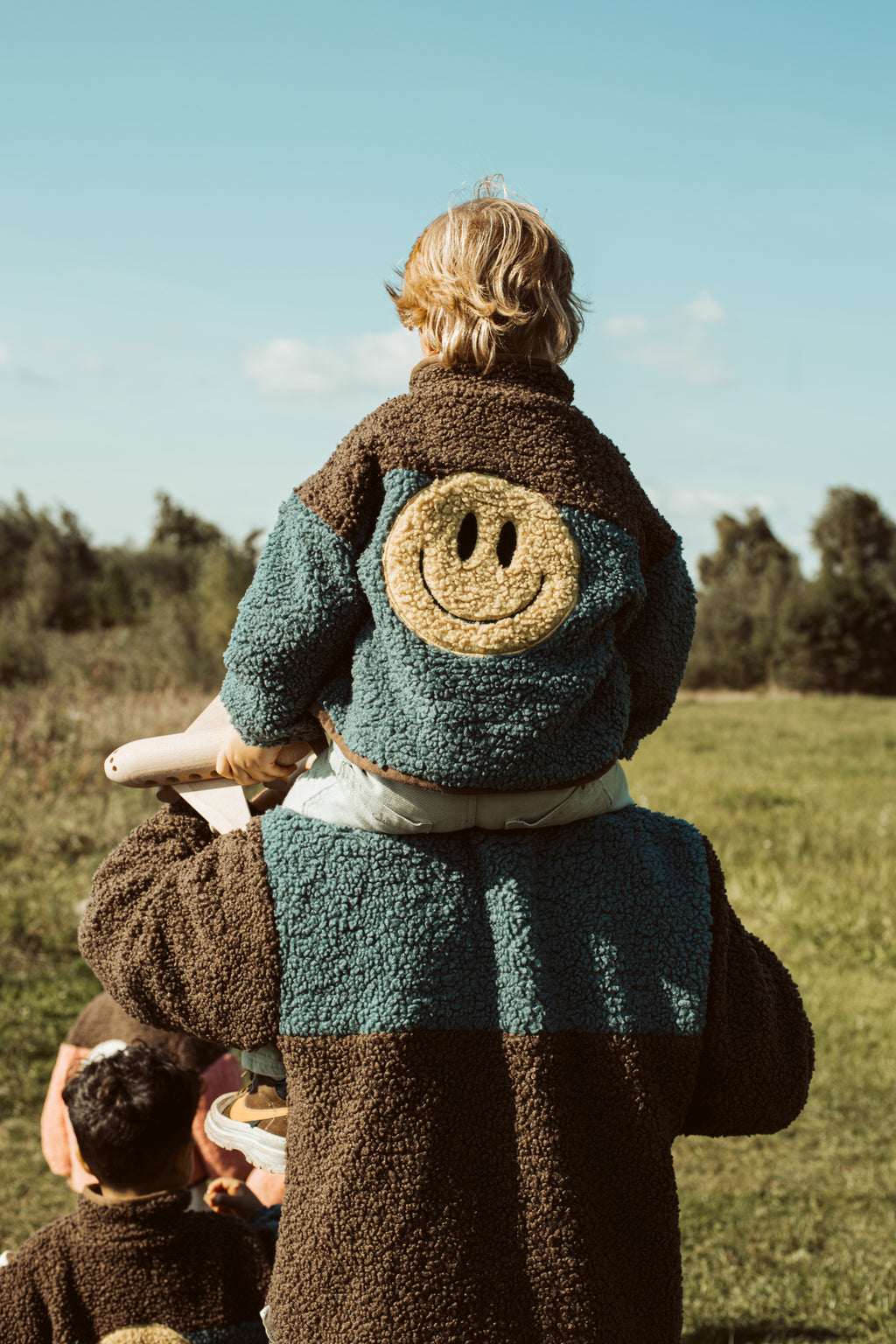 men teddy JACKET brown