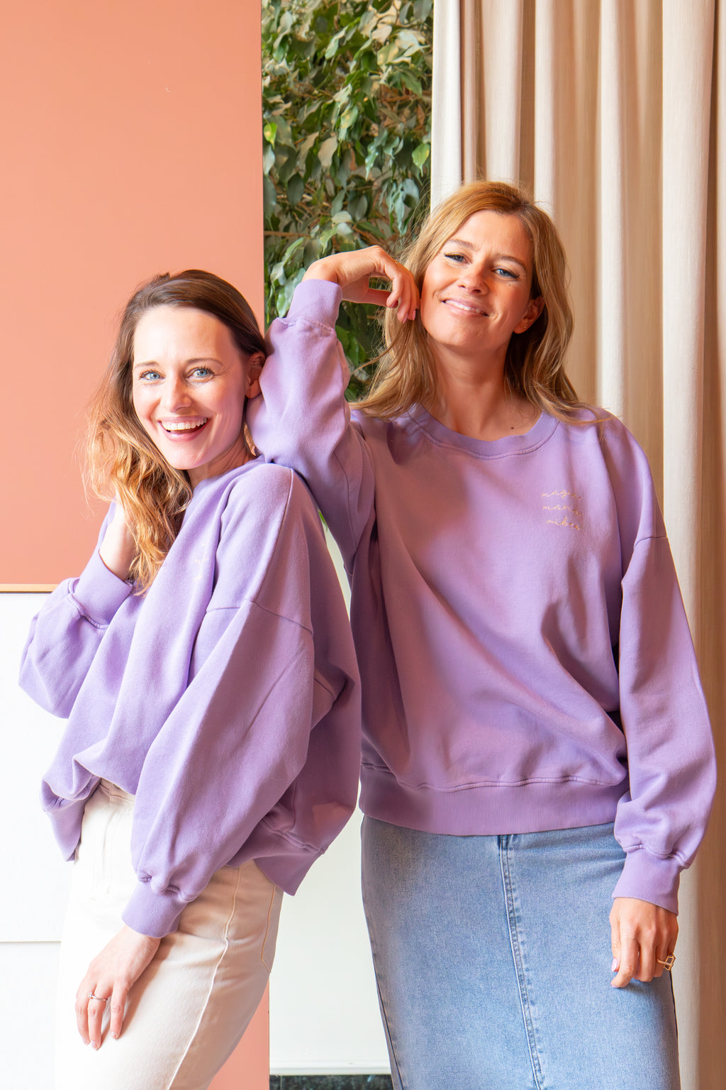 fresh lavender MAMA loose fit