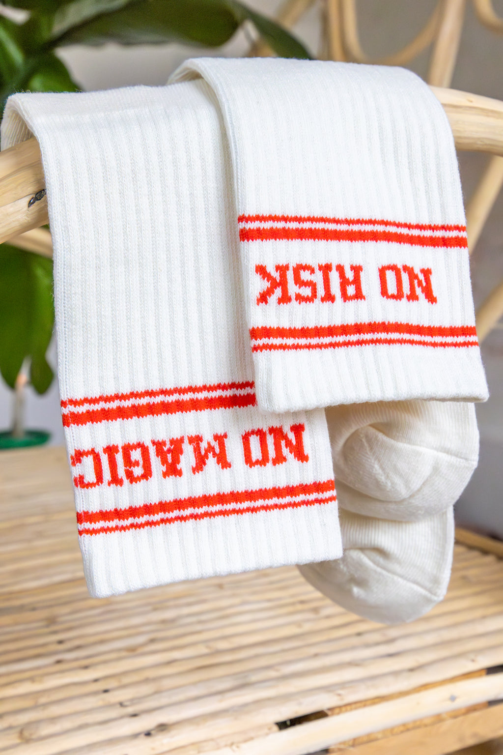NO RISK NO MAGIC kids socks