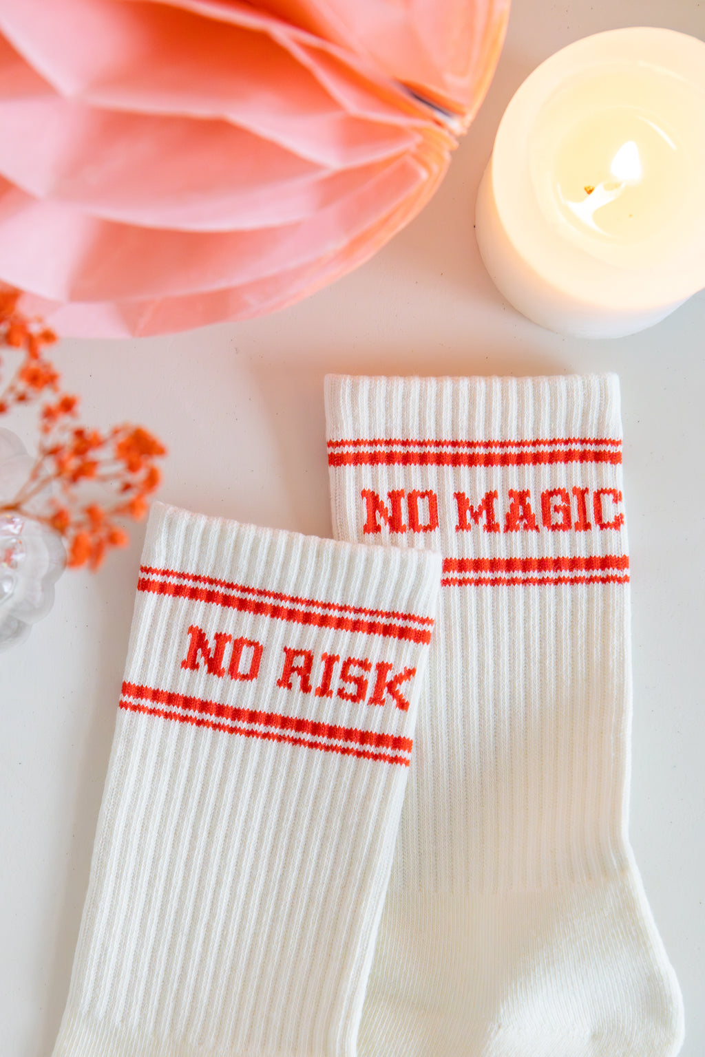 NO RISK NO MAGIC kids socks
