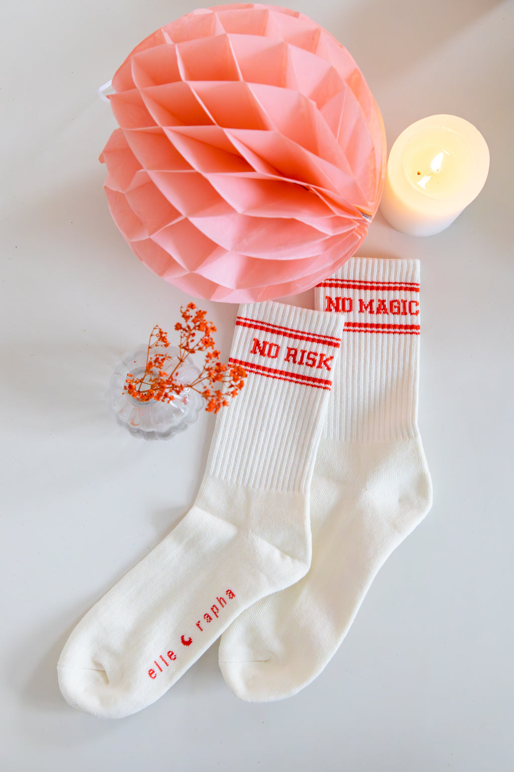 NO RISK NO MAGIC socks