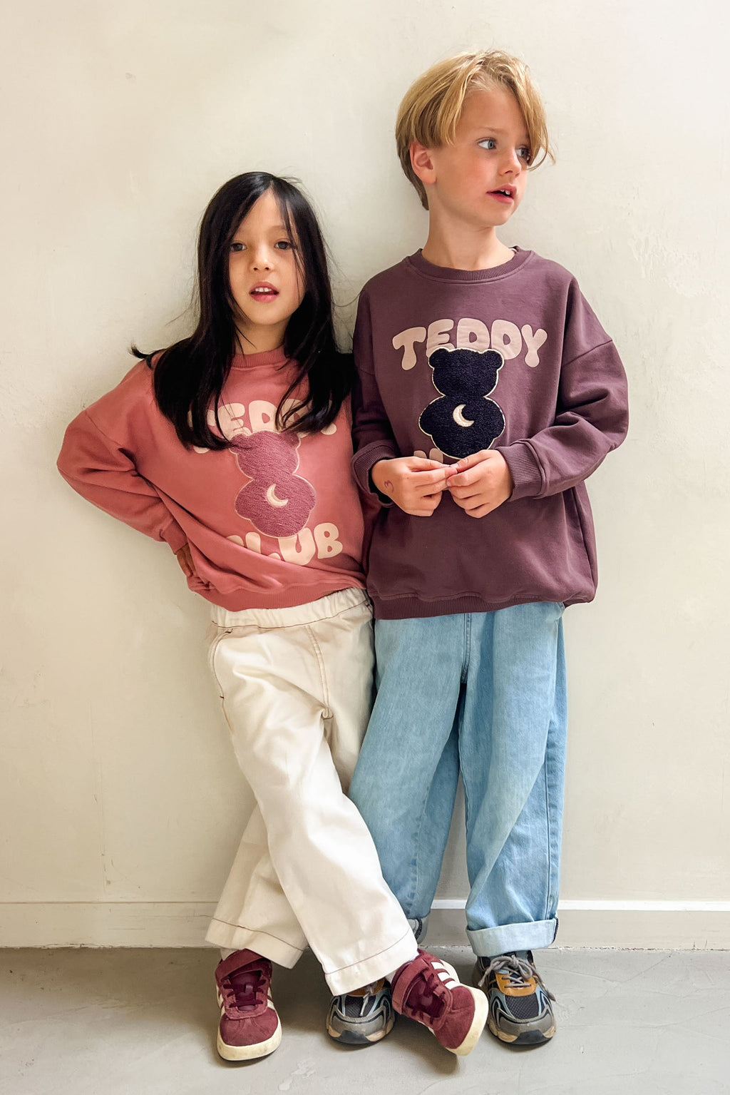 little TEDDY CLUB sweatshirt brown