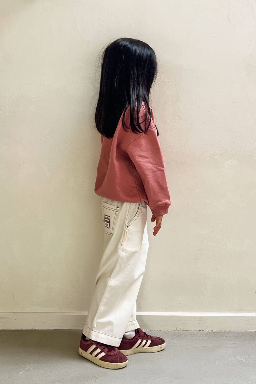 little TEDDY CLUB sweatshirt cranberry