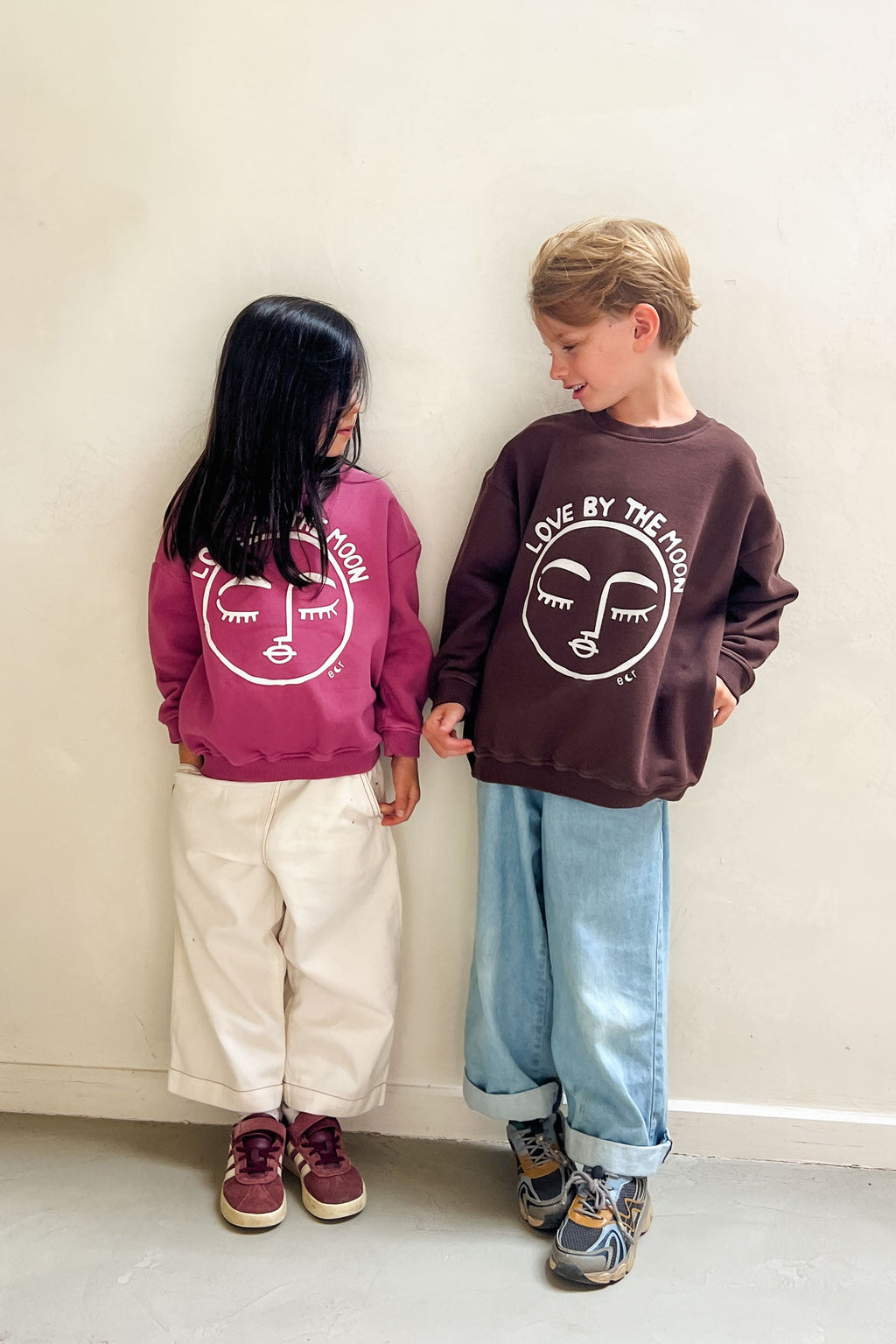 little berry pink LOVE BY THE MOON loose fit