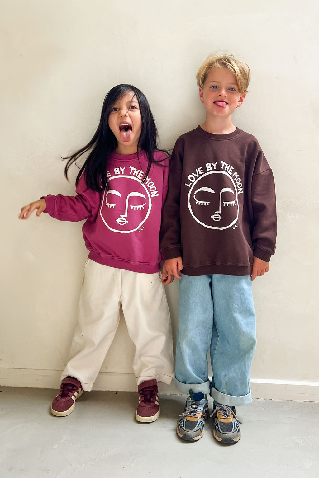 little berry pink LOVE BY THE MOON loose fit