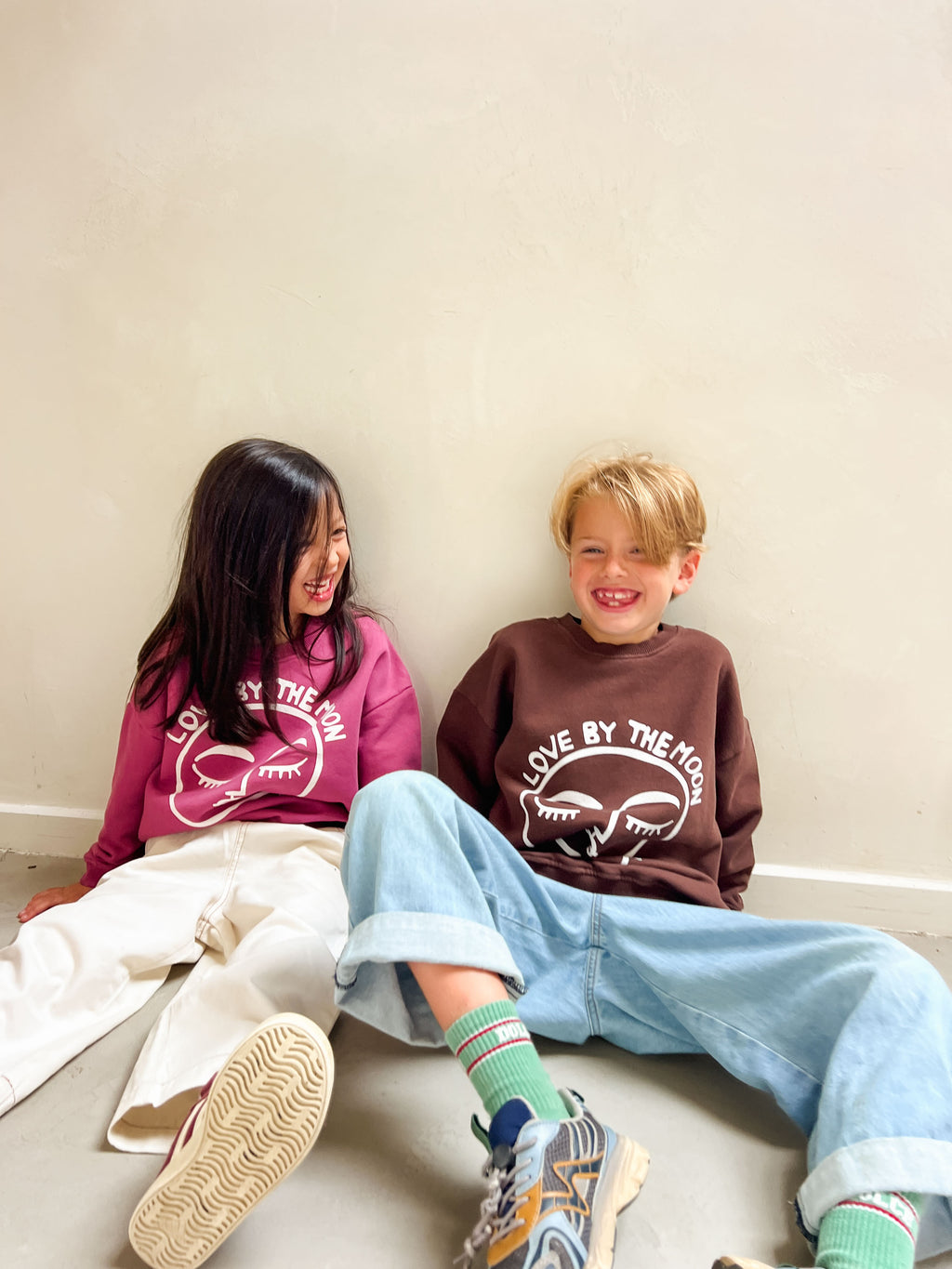 little brown LOVE BY THE MOON loose fit