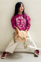little berry pink LOVE BY THE MOON loose fit