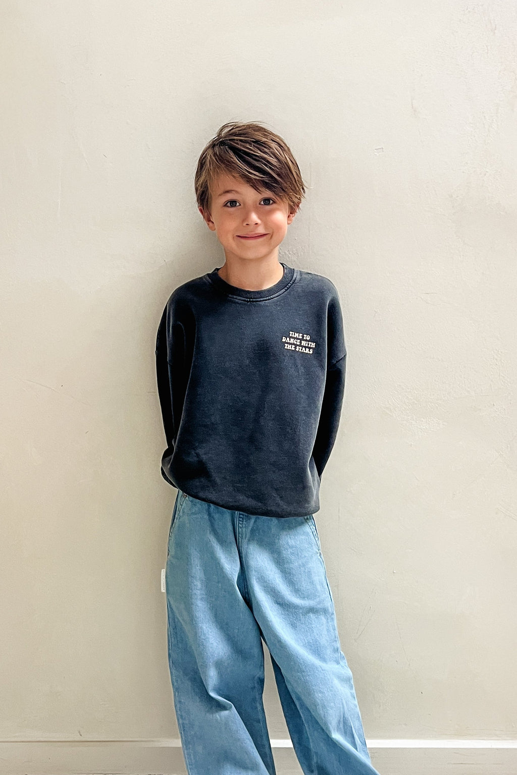 little MOONCHILD sweatshirt vintage grey